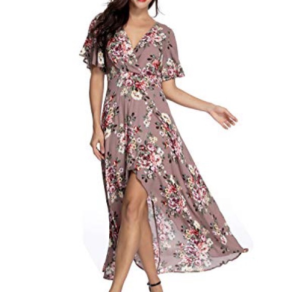 Azalosie Dresses & Skirts - Azalosie Wrap Maxi Dress